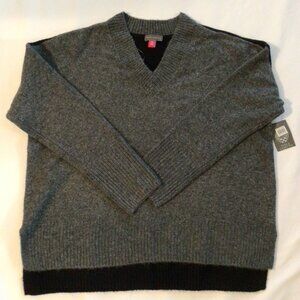 Vince Camuto Two-tone V-neck Sweater Sz XXS